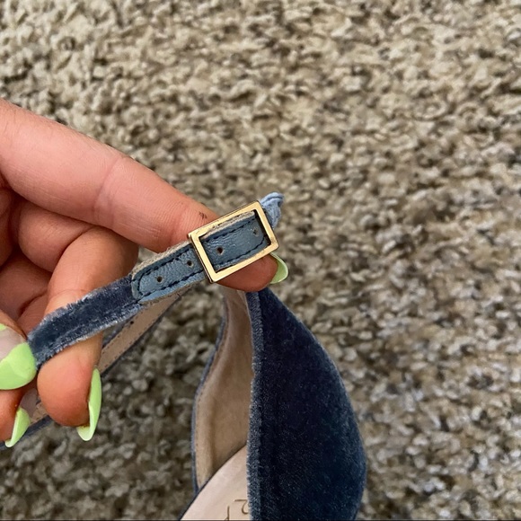 SOLD RAYE brynne velvet heels - Picture 9 of 10